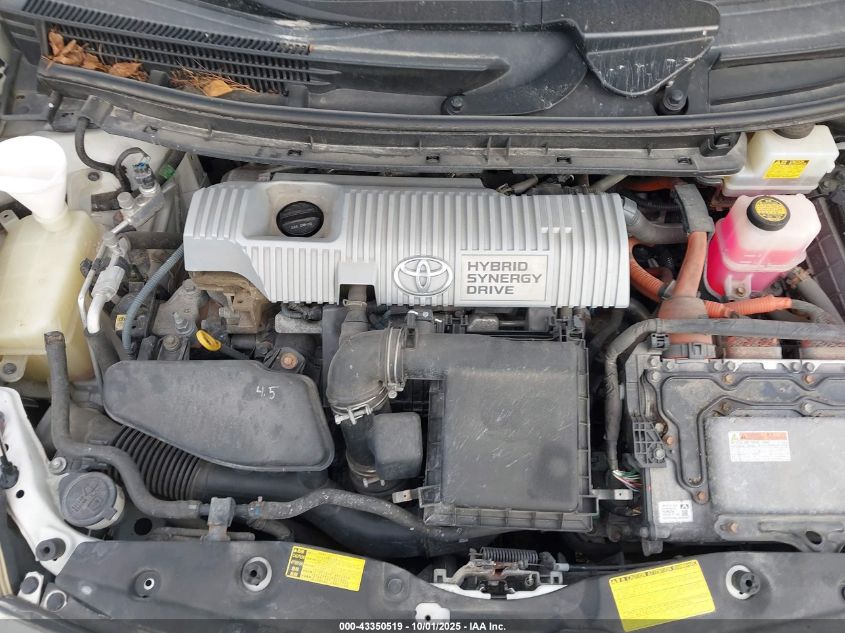 2011 Toyota Prius Two VIN: JTDKN3DU8B0291777 Lot: 43350519