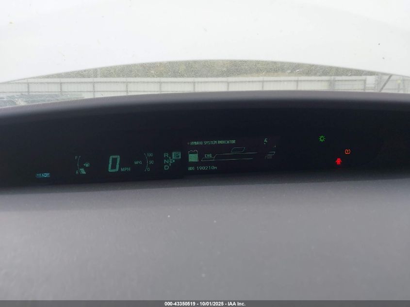 2011 Toyota Prius Two VIN: JTDKN3DU8B0291777 Lot: 43350519