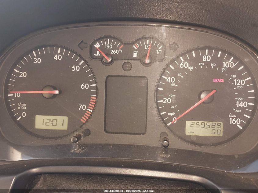 2002 Volkswagen Jetta Gls 1.8L VIN: 3VWSE69M72M133659 Lot: 43350533