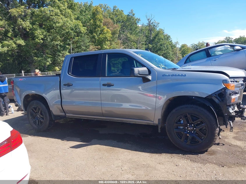 2025 CHEVROLET SILVERADO 1500 4WD  SHORT BED CUSTOM - 1GCPKBEK6SZ124710