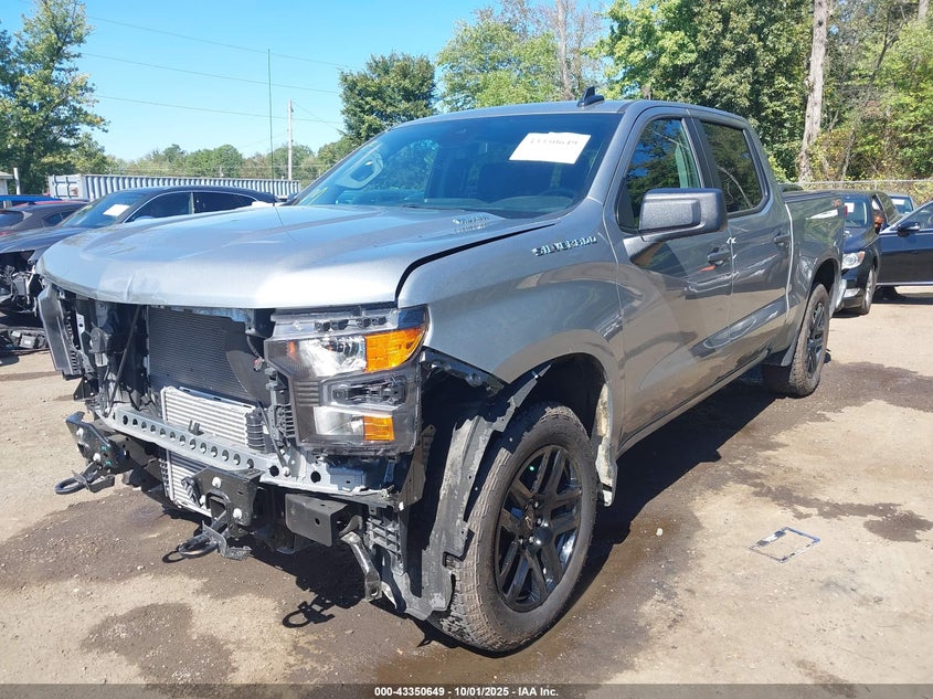 2025 CHEVROLET SILVERADO 1500 4WD  SHORT BED CUSTOM - 1GCPKBEK6SZ124710
