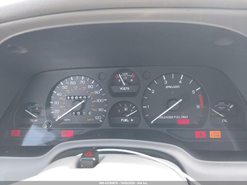 1996 Mercury Cougar Xr7 VIN: 1MELM6249TH637283 Lot: 43350676