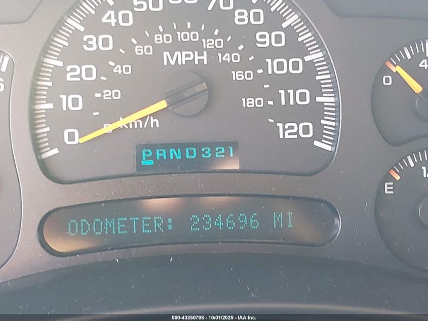 2003 Chevrolet Suburban 1500 Lt VIN: 3GNFK16ZX3G249042 Lot: 43350708