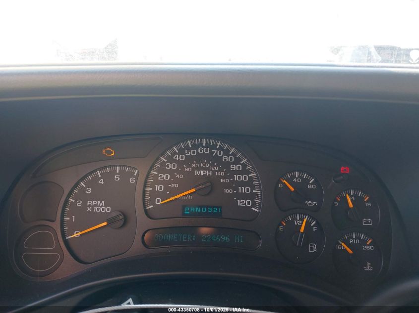 2003 Chevrolet Suburban 1500 Lt VIN: 3GNFK16ZX3G249042 Lot: 43350708