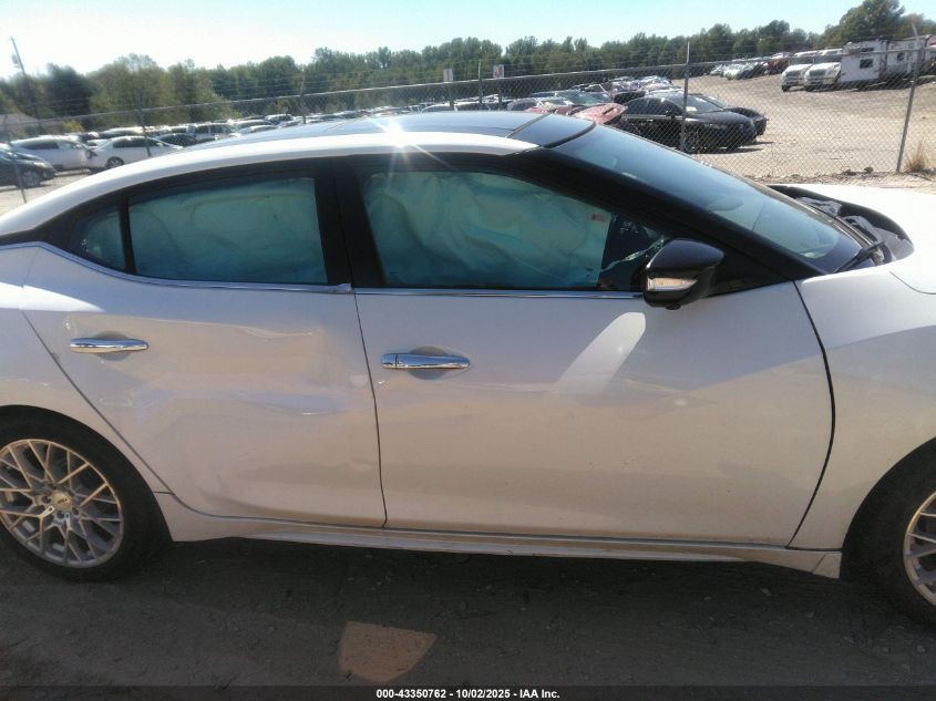2017 Nissan Maxima 3.5 Platinum VIN: 1N4AA6AP5HC438318 Lot: 43350762