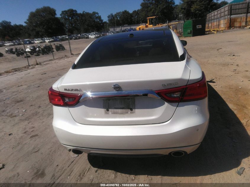 2017 Nissan Maxima 3.5 Platinum VIN: 1N4AA6AP5HC438318 Lot: 43350762