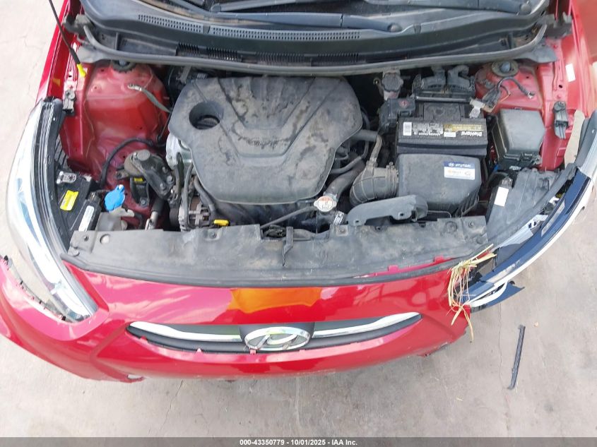 2017 Hyundai Accent Se VIN: KMHCT5AE2HU340746 Lot: 43350779