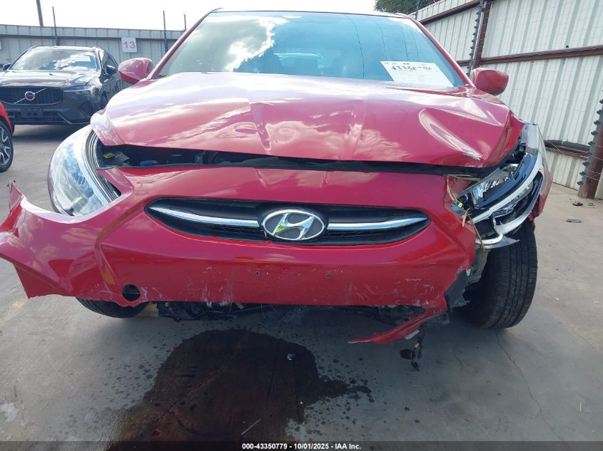 2017 Hyundai Accent Se VIN: KMHCT5AE2HU340746 Lot: 43350779