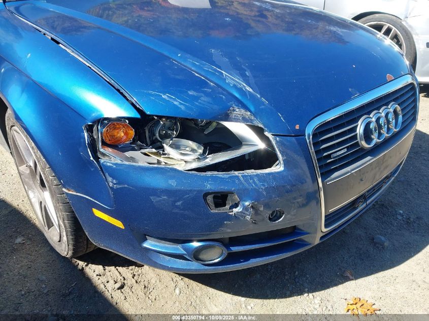 2005 Audi A4 2.0T VIN: WAUDF68E85A444499 Lot: 43350794