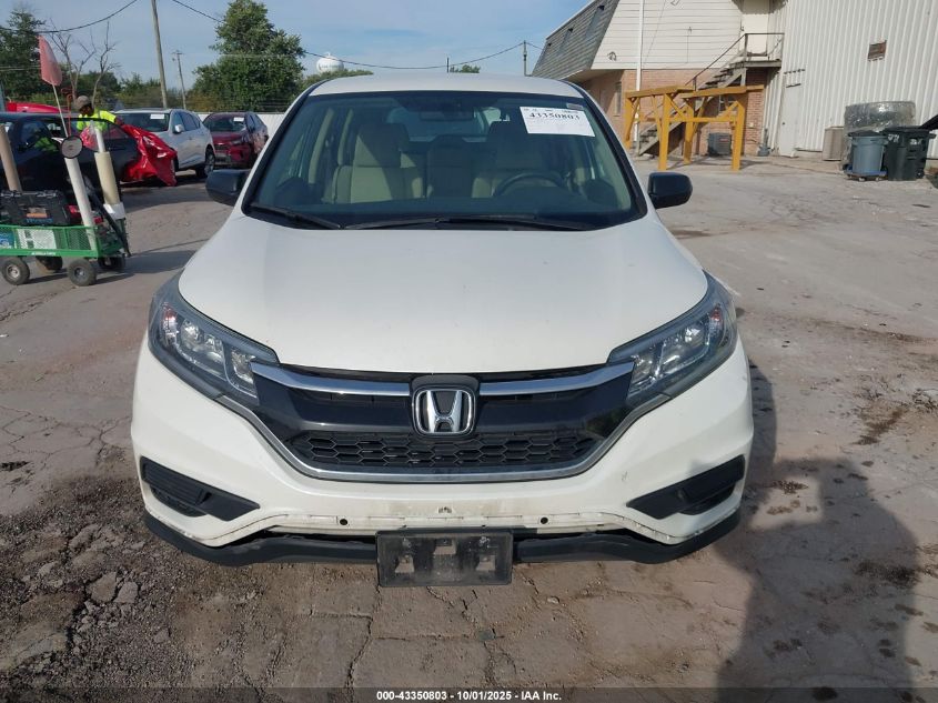 2016 Honda Cr-V Lx VIN: 5J6RM4H34GL124535 Lot: 43350803