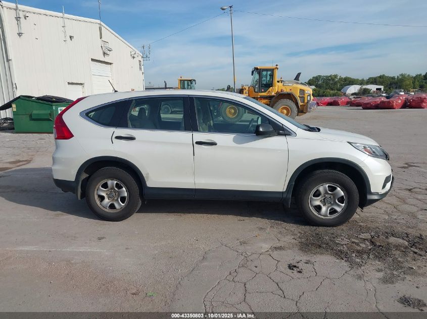 2016 Honda Cr-V Lx VIN: 5J6RM4H34GL124535 Lot: 43350803