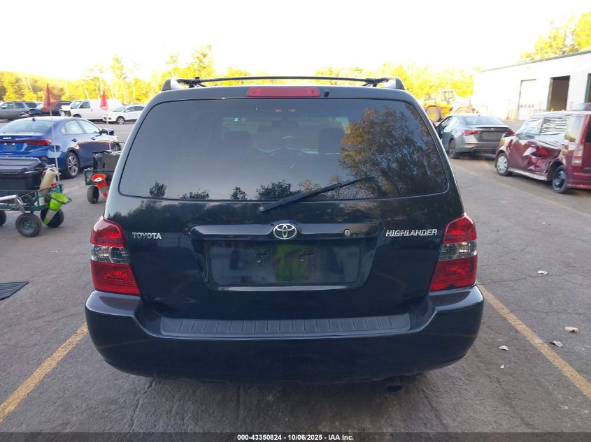 2007 Toyota Highlander V6 VIN: JTEEP21A070197794 Lot: 43350824