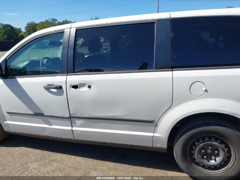2010 Dodge Grand Caravan C/V VIN: 2D4CN1AEXAR277344 Lot: 43350888
