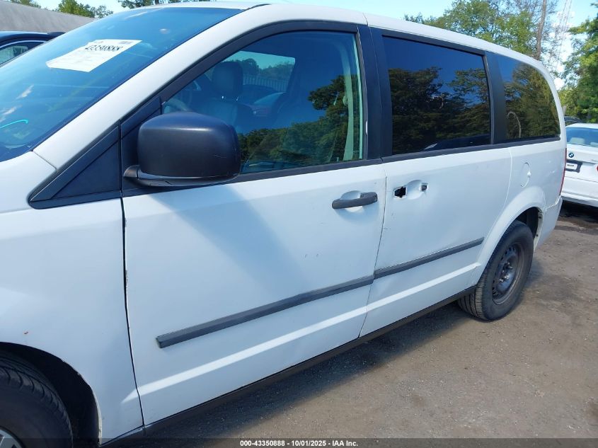 2010 Dodge Grand Caravan C/V VIN: 2D4CN1AEXAR277344 Lot: 43350888