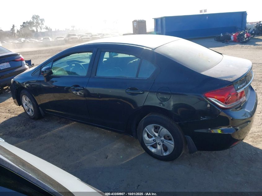 2014 Honda Civic Lx VIN: 19XFB2F52EE264399 Lot: 43350907