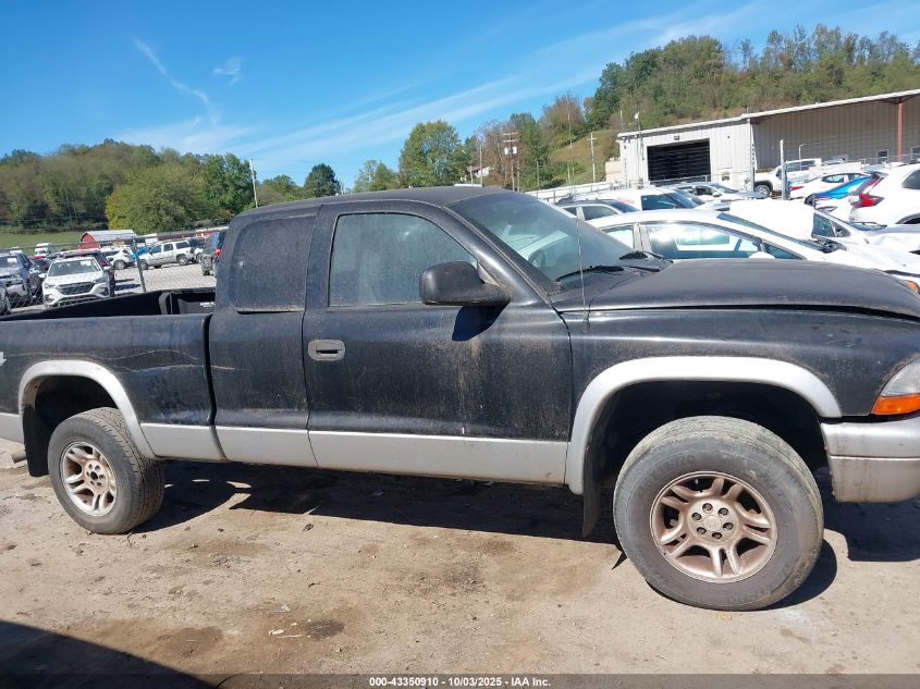 2004 Dodge Dakota Slt VIN: 1D7HG42K34S706934 Lot: 43350910