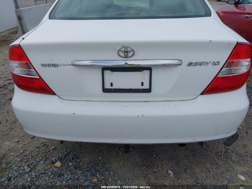 2003 Toyota Camry Le VIN: 4T1BE32K43U260047 Lot: 43350916