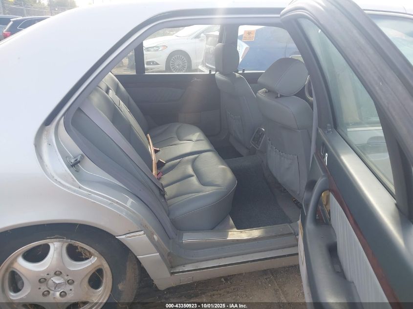 1998 Mercedes-Benz S 500 VIN: WDBGA51G3WA382238 Lot: 43350923