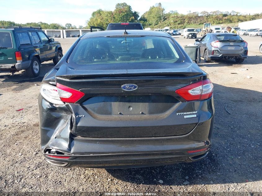 2013 Ford Fusion Titanium VIN: 3FA6P0K98DR327811 Lot: 43350944