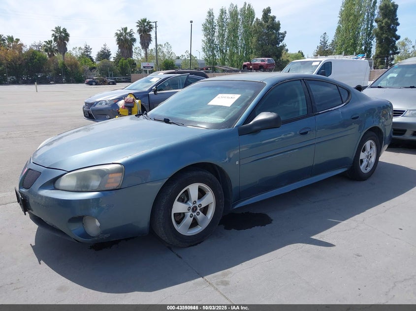 2006 Pontiac Grand Prix VIN: 2G2WP552361122186 Lot: 43350946