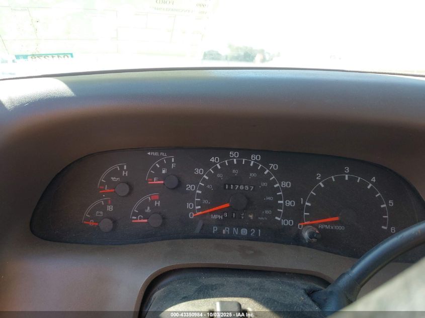 1999 Ford F-250 Lariat/Xl/Xlt VIN: 1FTNX20S8XEE94457 Lot: 43350984