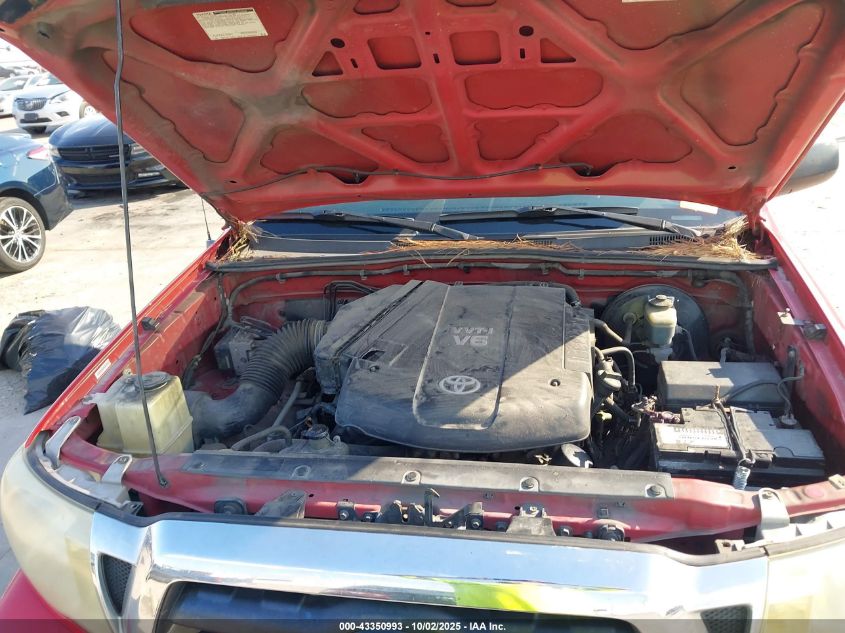 2005 Toyota Tacoma Prerunner V6 VIN: 5TETU62N45Z077121 Lot: 43350993