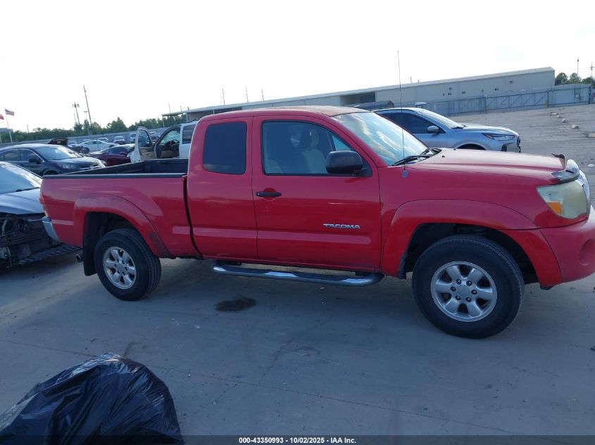 2005 Toyota Tacoma Prerunner V6 VIN: 5TETU62N45Z077121 Lot: 43350993