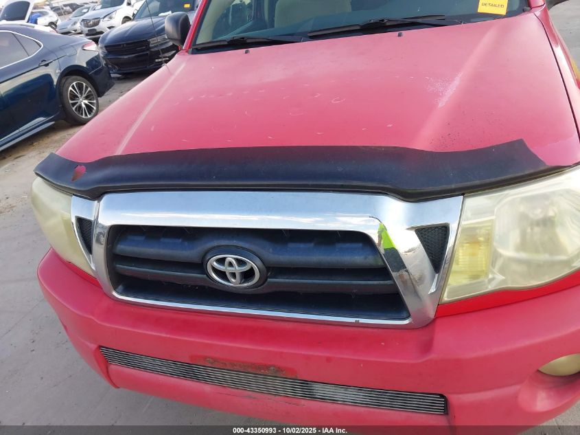 2005 Toyota Tacoma Prerunner V6 VIN: 5TETU62N45Z077121 Lot: 43350993