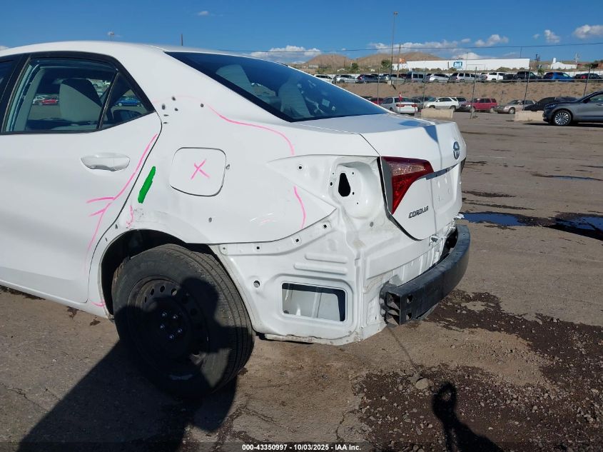 2017 Toyota Corolla Le VIN: 2T1BURHE3HC762032 Lot: 43350997