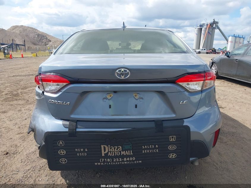 2021 Toyota Corolla Le VIN: JTDEPMAE0MJ181751 Lot: 43351007