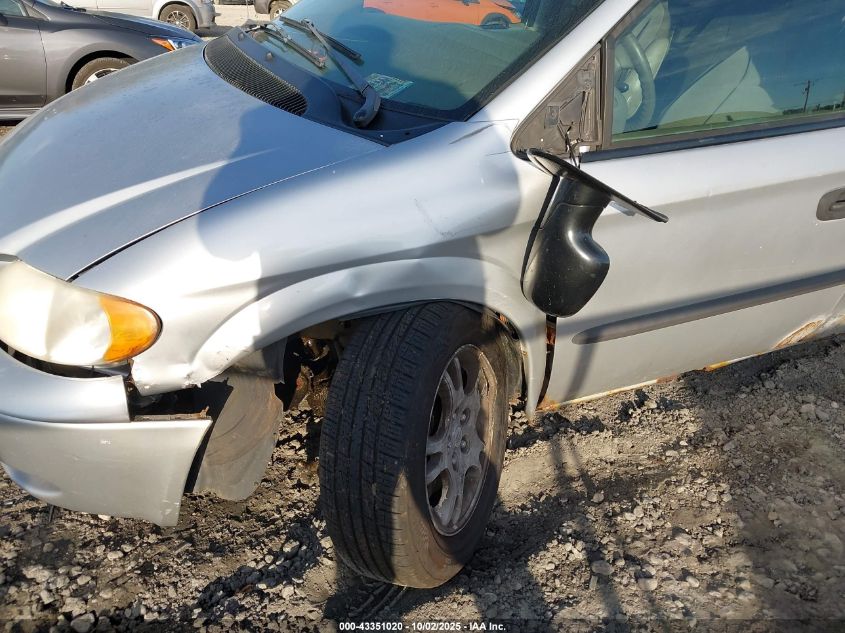 2003 Dodge Caravan Se VIN: 1D4GP25R43B256165 Lot: 43351020