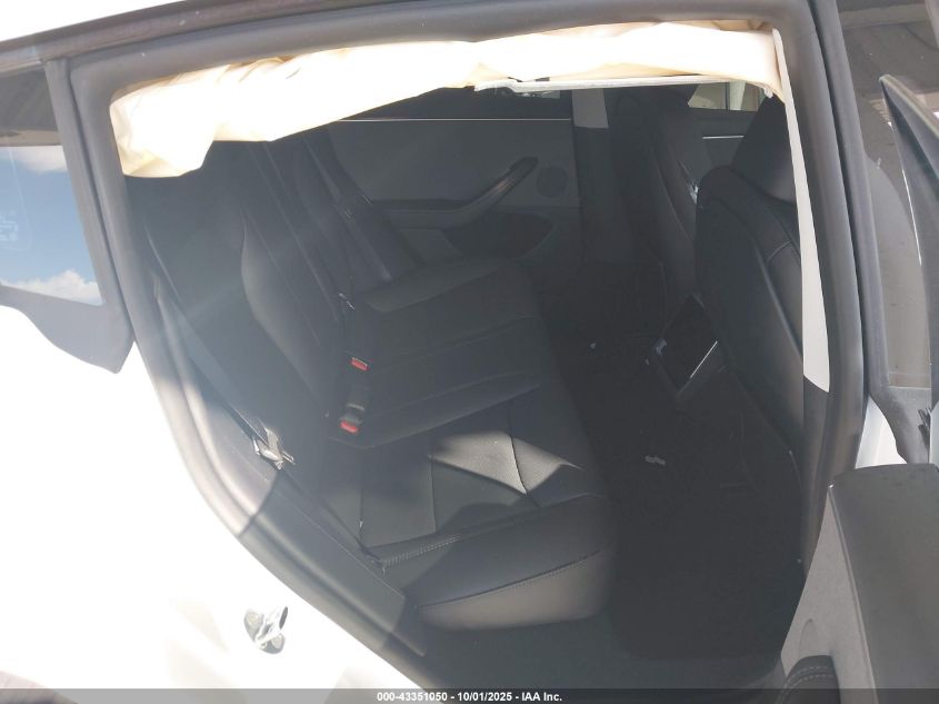 2025 Tesla Model 3 Long Range Rear-Wheel Drive VIN: 5YJ3E1EA7SF988419 Lot: 43351050