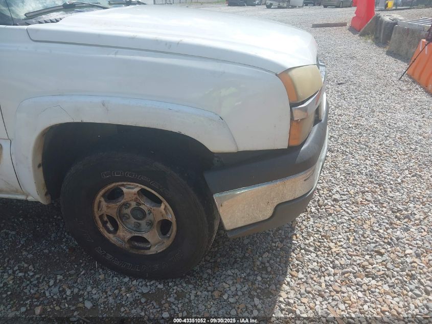 2003 Chevrolet Silverado 1500 Ls VIN: 1GCEK19T23E380632 Lot: 43351052