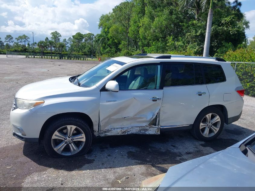 2013 Toyota Highlander Limited V6 VIN: 5TDYK3EH5DS123941 Lot: 43351069