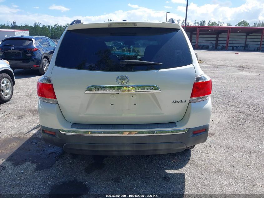 2013 Toyota Highlander Limited V6 VIN: 5TDYK3EH5DS123941 Lot: 43351069