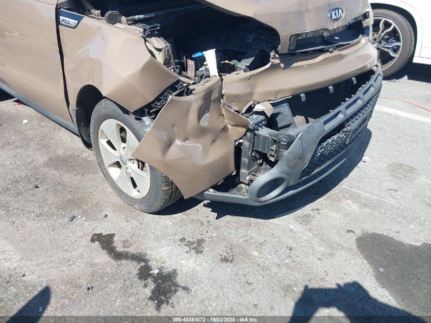 2015 Kia Soul VIN: KNDJN2A25F7169450 Lot: 43351072