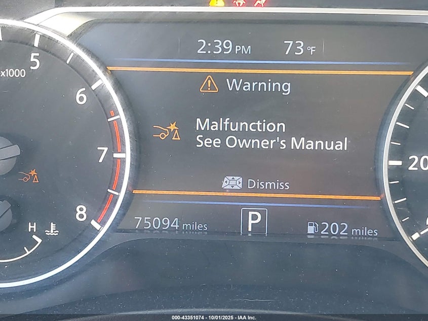 2023 Nissan Altima Sr Intelligent Awd VIN: 1N4BL4CW1PN327355 Lot: 43351074