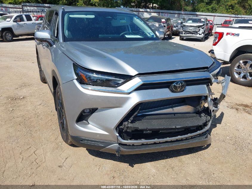 2024 Toyota Grand Highlander Hybrid Limited VIN: 5TDACAB54RS022278 Lot: 43351110