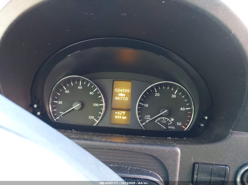 2018 Mercedes-Benz Sprinter 2500 Standard Roof V6 VIN: 8BRPE7CD6JE160619 Lot: 43351117