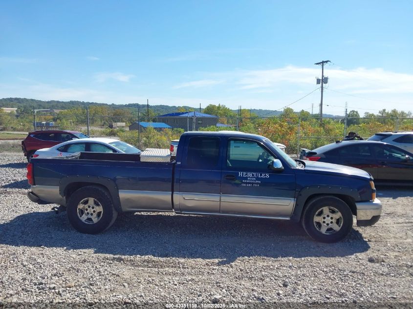 2006 Chevrolet Silverado 1500 Lt1 VIN: 1GCEC19ZX6E267291 Lot: 43351139