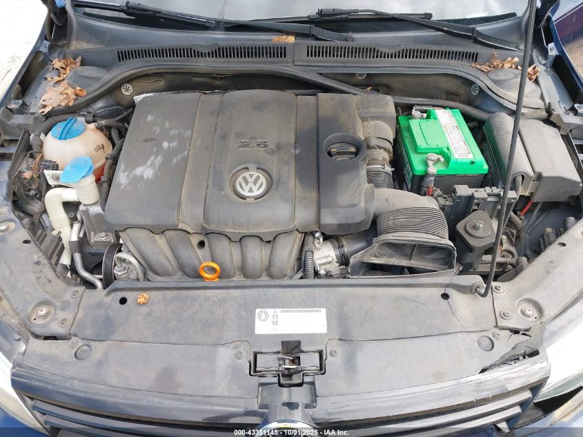 2011 Volkswagen Jetta 2.5L Se VIN: 3VWDZ7AJ8BM024549 Lot: 43351145