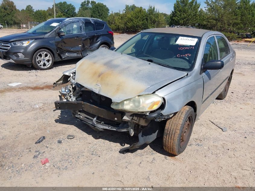 2007 Toyota Corolla Ce VIN: JTDBR32E670100414 Lot: 43351162
