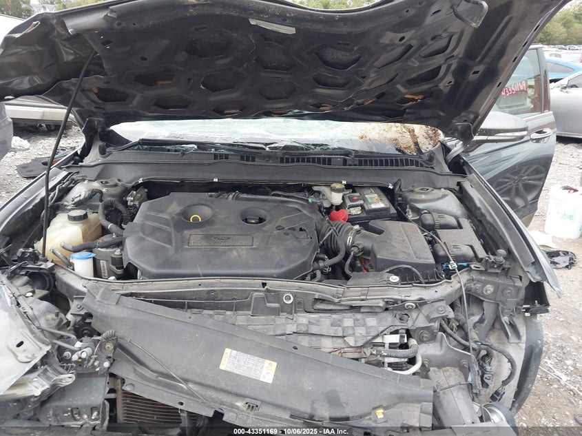 2017 Ford Fusion Se VIN: 3FA6P0H9XHR417197 Lot: 43351169