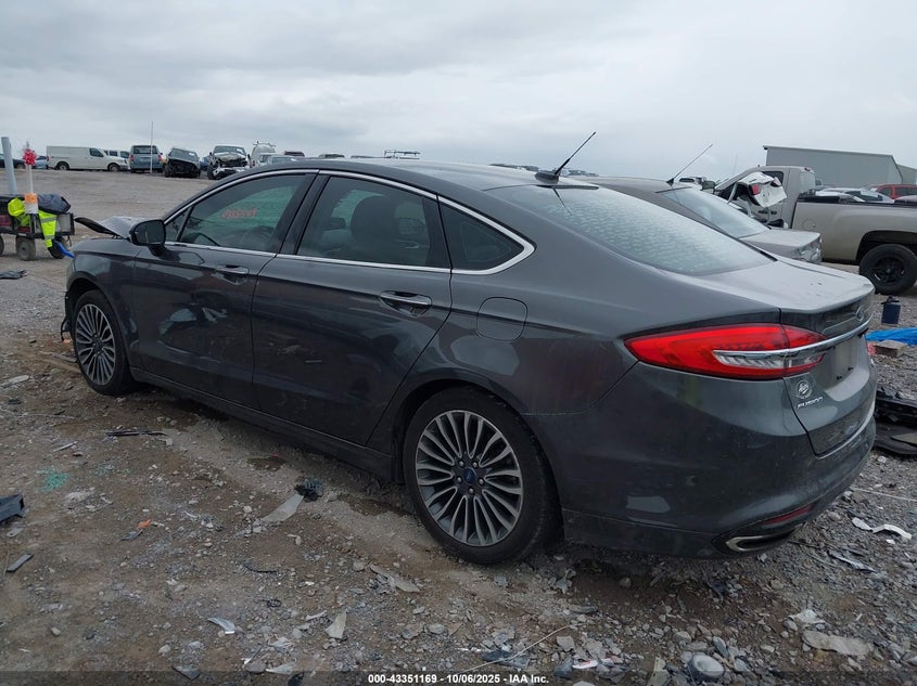 2017 Ford Fusion Se VIN: 3FA6P0H9XHR417197 Lot: 43351169