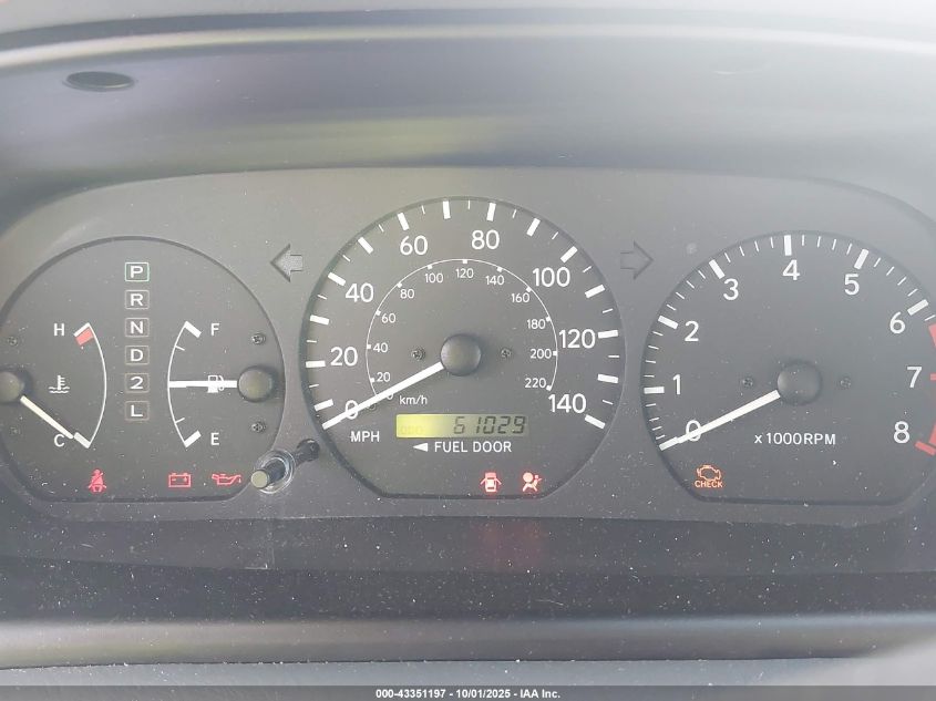 2001 Toyota Camry Le VIN: 4T1BG22K21U860521 Lot: 43351197