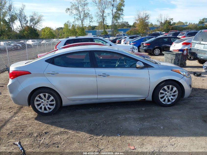 2012 Hyundai Elantra Gls VIN: 5NPDH4AE2CH068285 Lot: 43351209