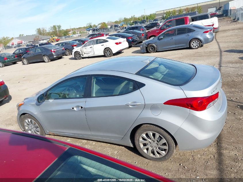 2012 Hyundai Elantra Gls VIN: 5NPDH4AE2CH068285 Lot: 43351209