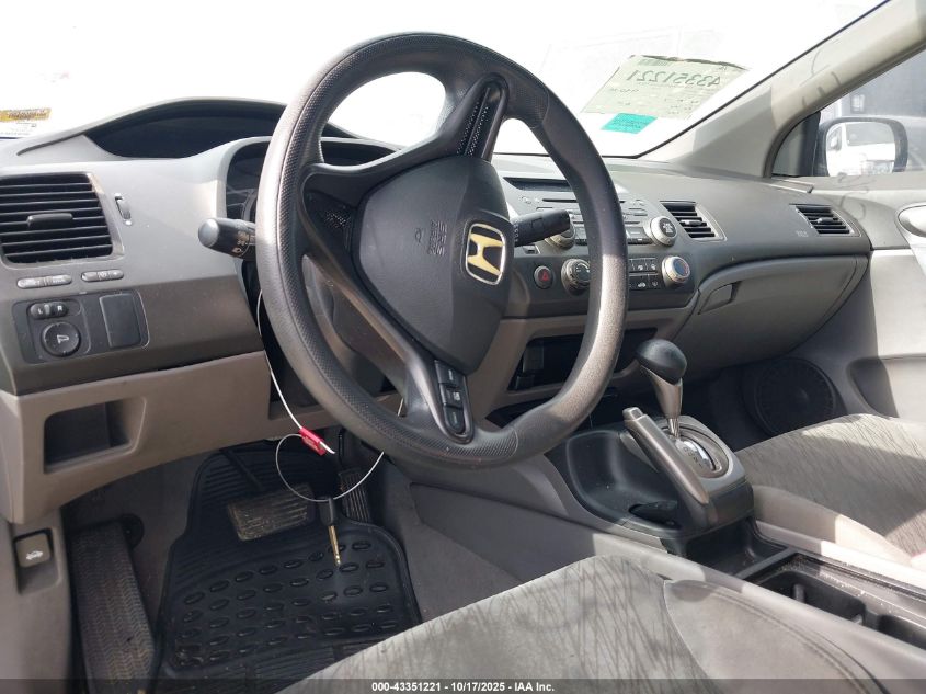 2008 Honda Civic Lx VIN: 2HGFG12698H570679 Lot: 43351221