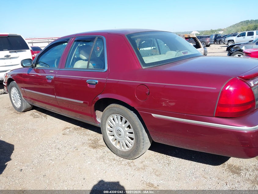 2007 Mercury Grand Marquis Ls VIN: 2MEFM75V07X604282 Lot: 43351242