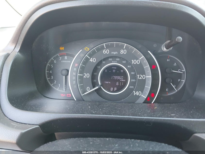 2013 HONDA CR-V EX-L - 5J6RM3H7XDL019698